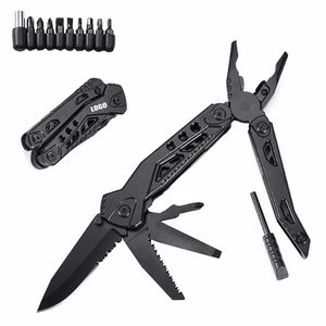 Compact Multi Pliers Flint Tool With Bits Set