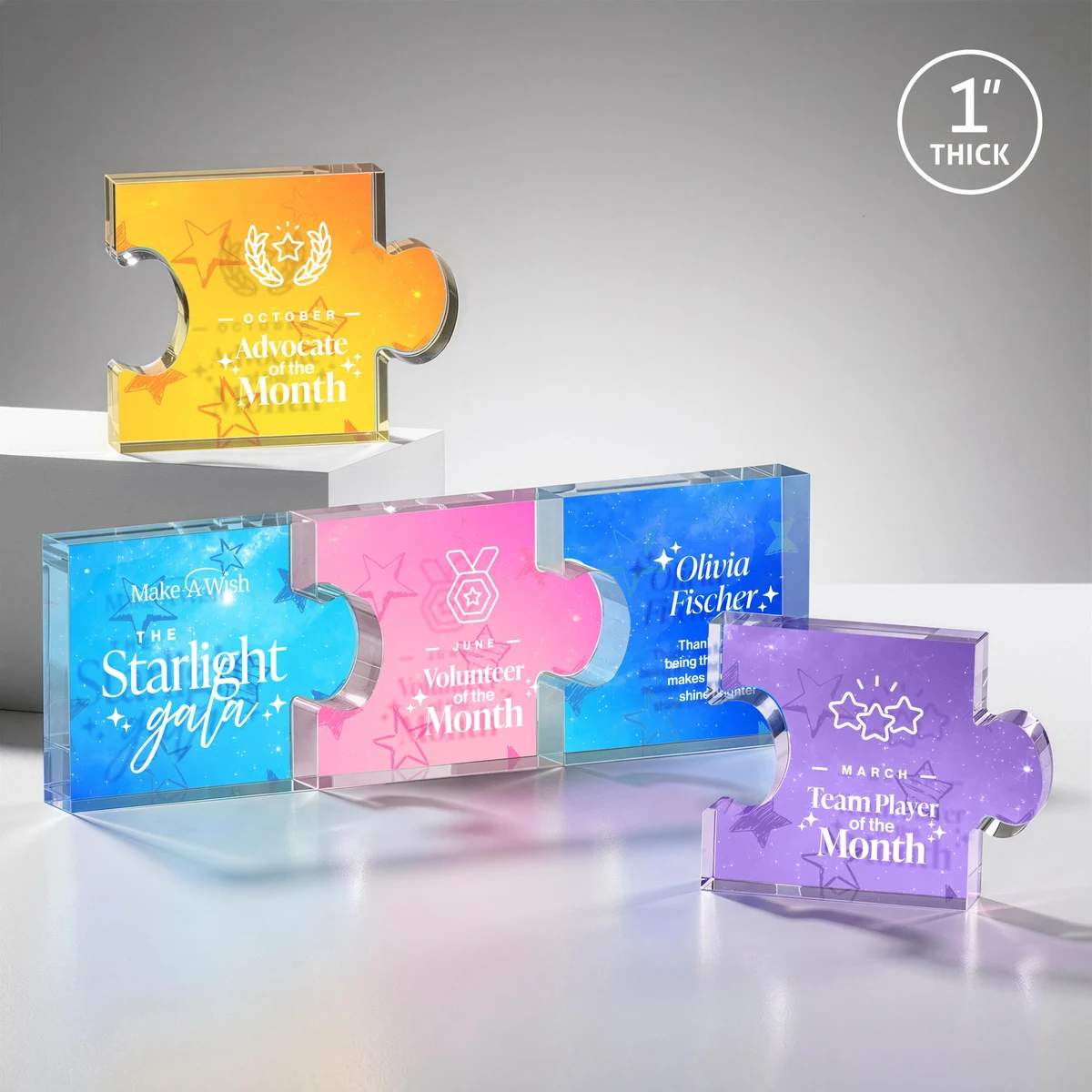 Jigsaw VividPrint™ Double Sided Award - Large 1