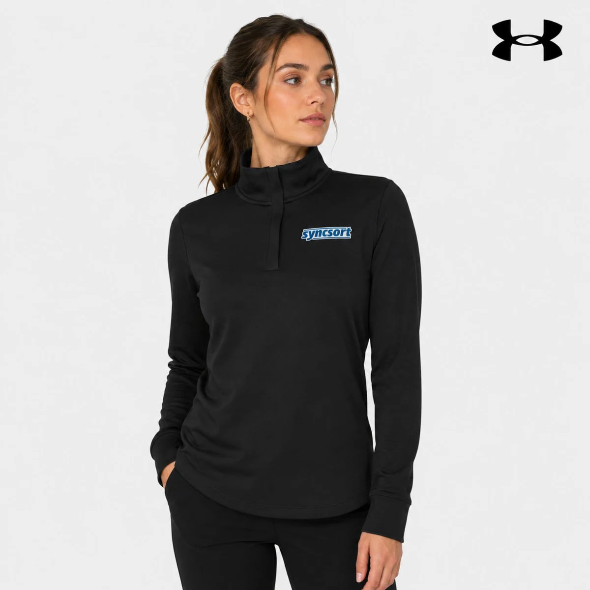 Under Armour Ladies' Playoff Quarter-Zip 1