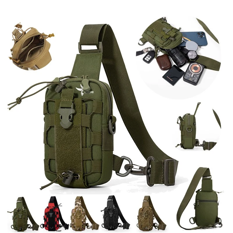 Multifunctional Water-Proof Waist Bag for Men Outdoor Portable Chest Bag 1