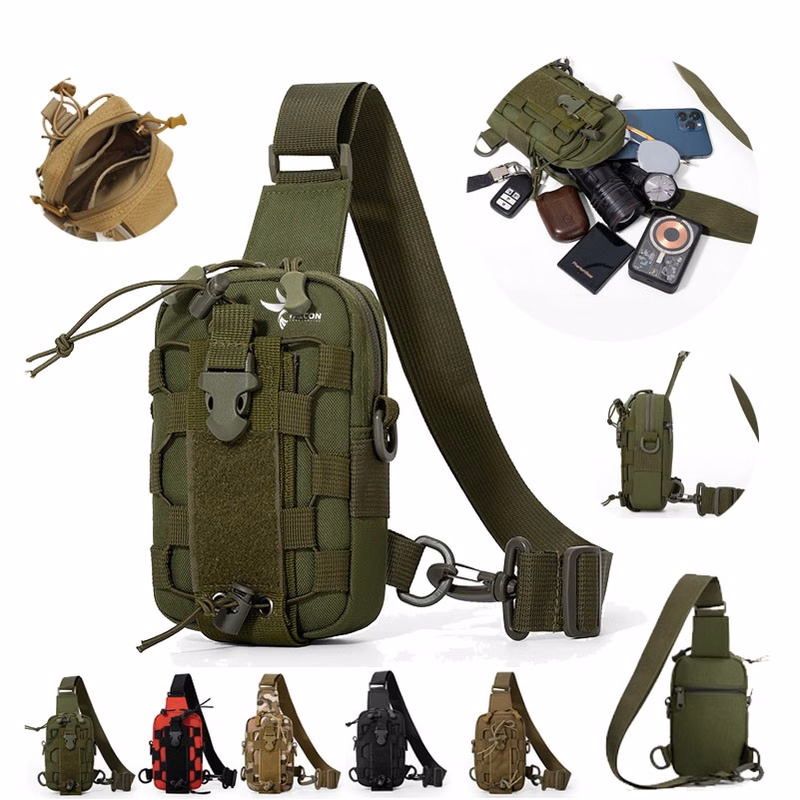 Multifunctional Water-Proof Waist Bag for Men Outdoor Portable Chest Bag