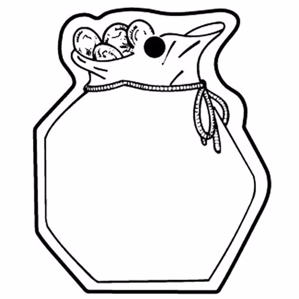 Bag w/Gold Outline Key Tag (Spot Color)