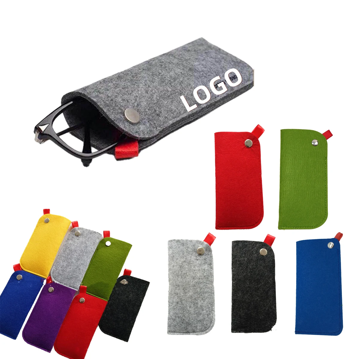 Soft Felt Eyeglass Storage Pouch 1