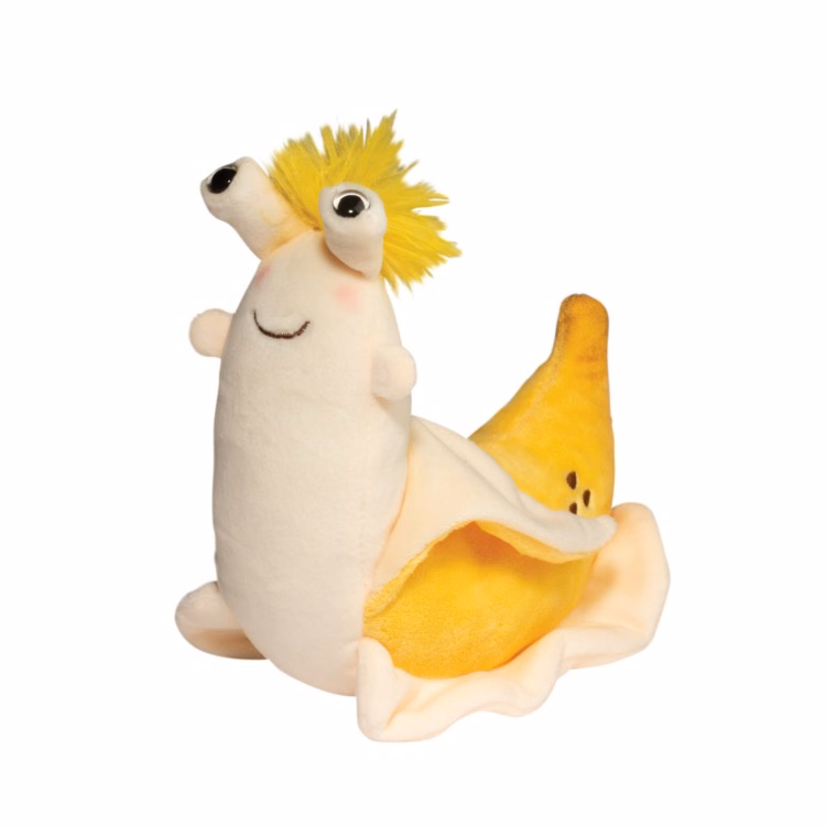 Vinnie Banana Slug Macaroon Stuffed Animal