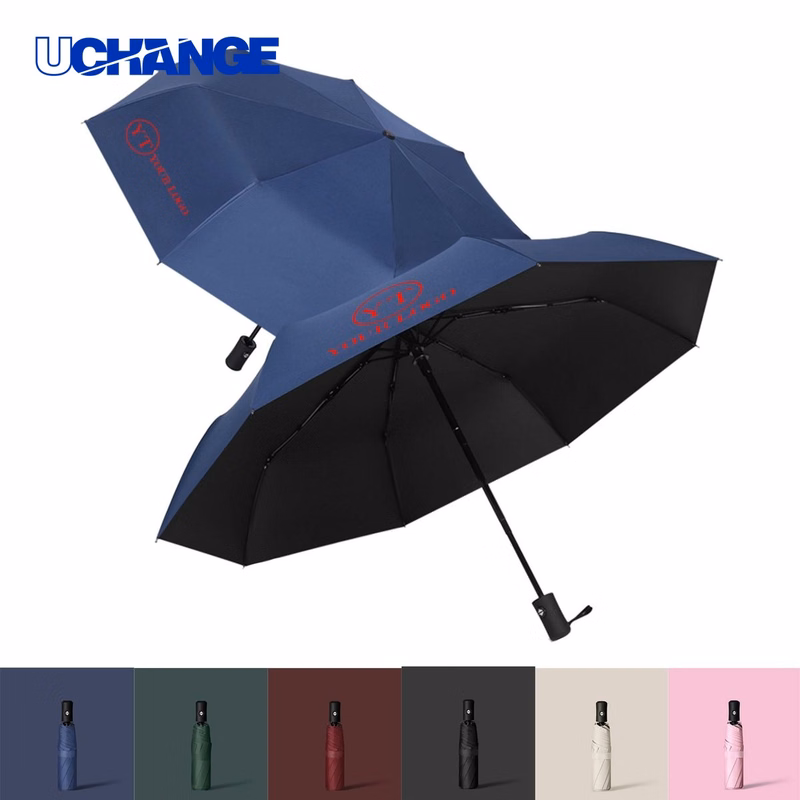 Auto Open Umbrella with Reflective Trim