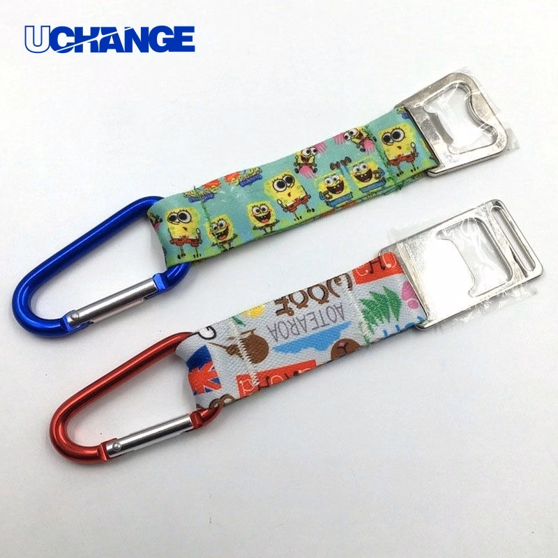 Bottle Opener Lanyard Keychain with Clip Tool
