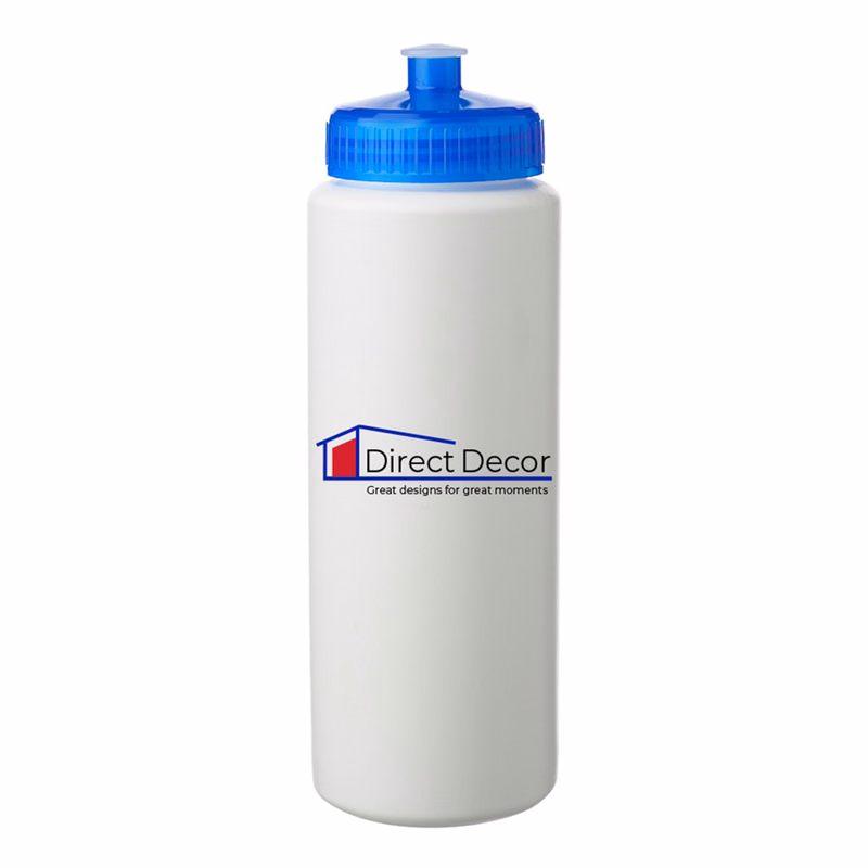 HDPE Plastic Sports Water Bottles 32 oz