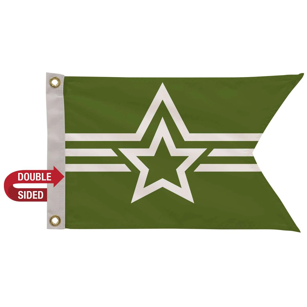 12" x 18" Polyester Guidon Flag Double-Sided 1