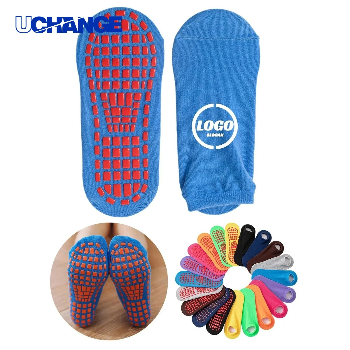 Cotton Non-Slip Sports Socks 1