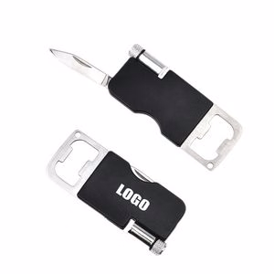 3 In 1 Bottle Opener With Flashlight And Knife