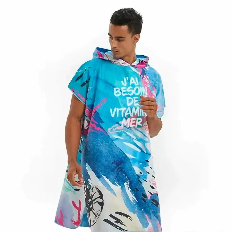 Custom Hooded Beach Towels 1