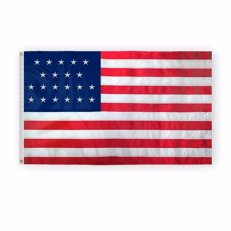 Historical US 21 Stars Flag