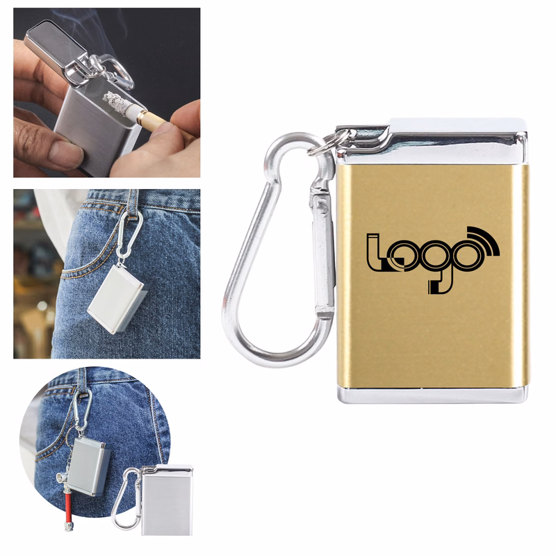 Mini Metal Ash Holder with Flip Cover
