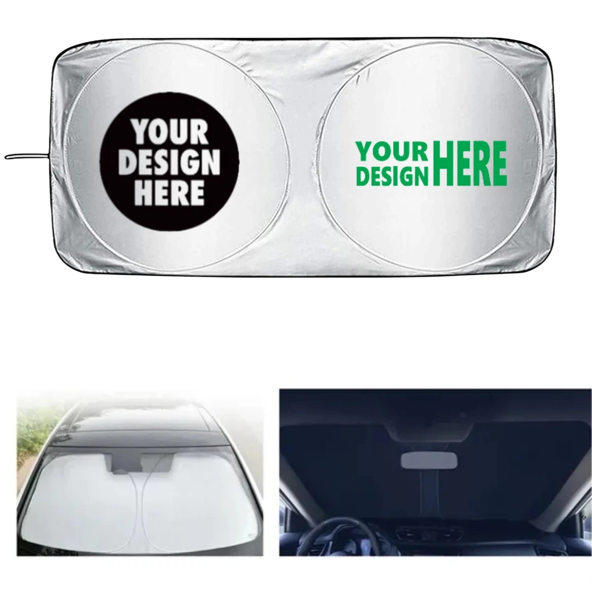 Foldable Reflective Sun Visor 1