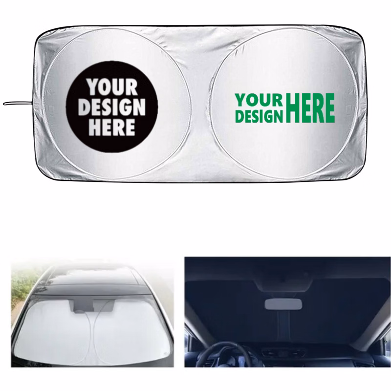 Foldable Reflective Sun Visor
