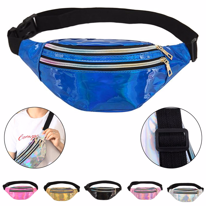 Metallic Color Sport Waist Pack