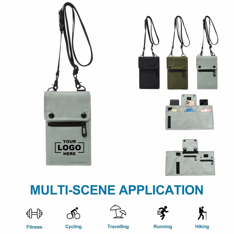 Three Fold Portable Multi Pocket Travel Wallet