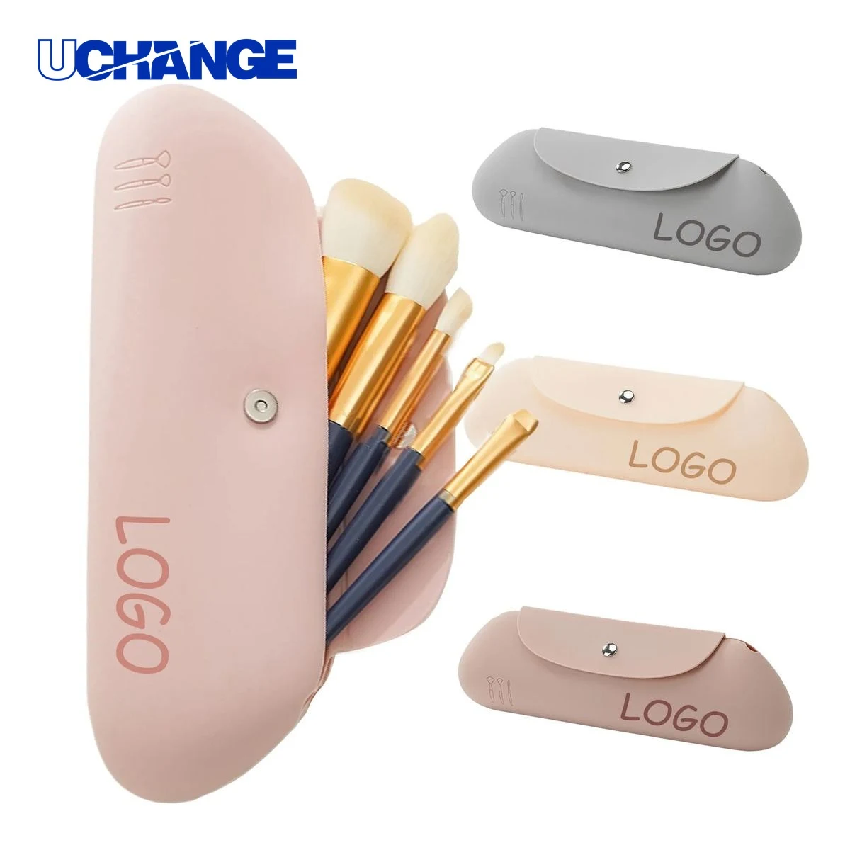 Travel Dust Waterproof Silicone Makeup Brush Storage Bag 1