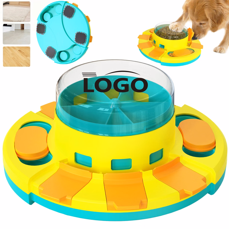 Pressing Leaking Food Pet Slow-feed Bowl