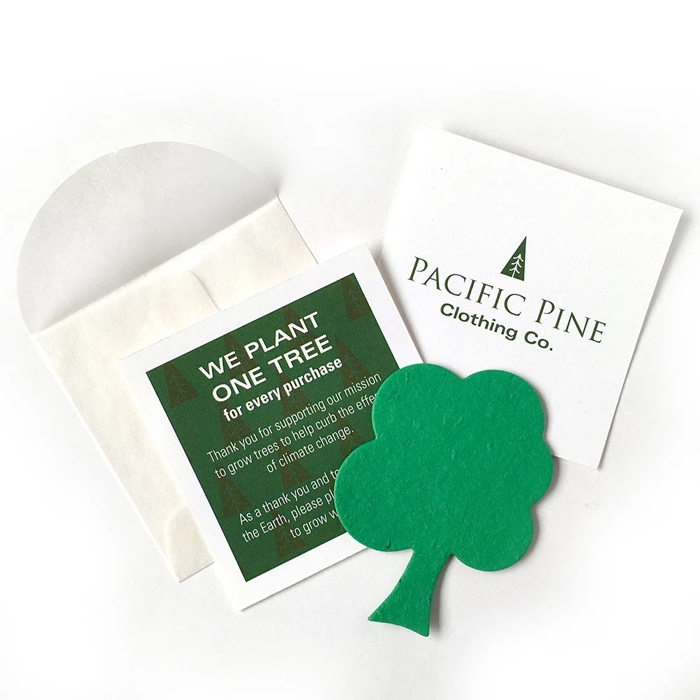 Packaged Seed Shape With Double-Sided Note 1