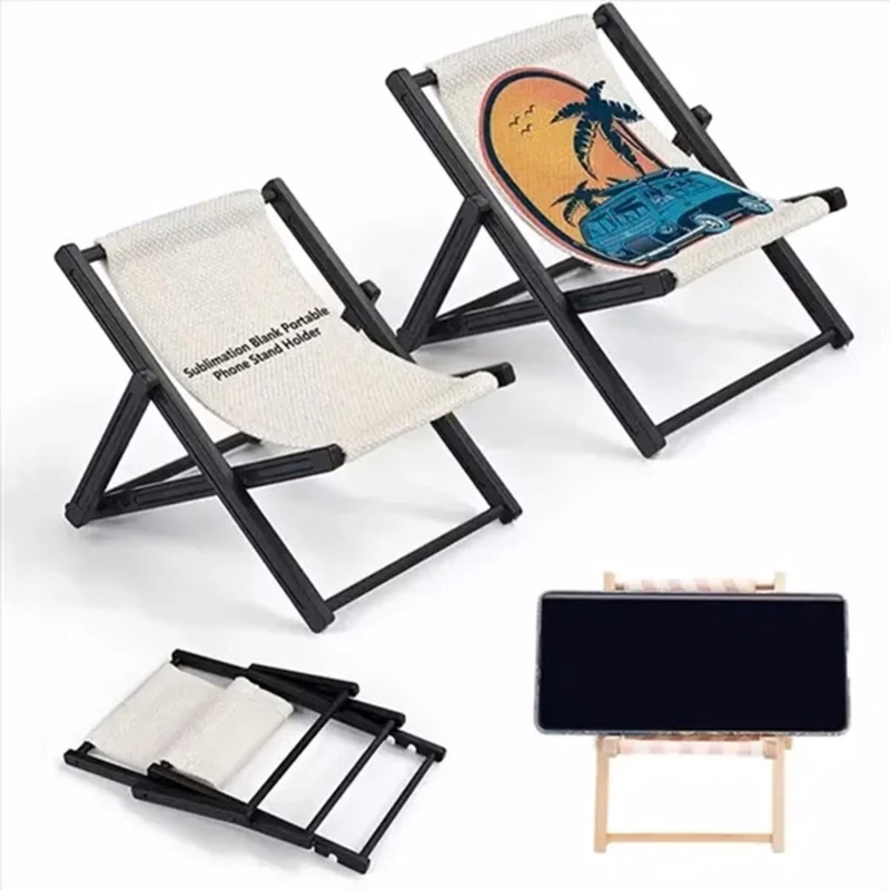 Mini Folding Chair Cell Phone Stand