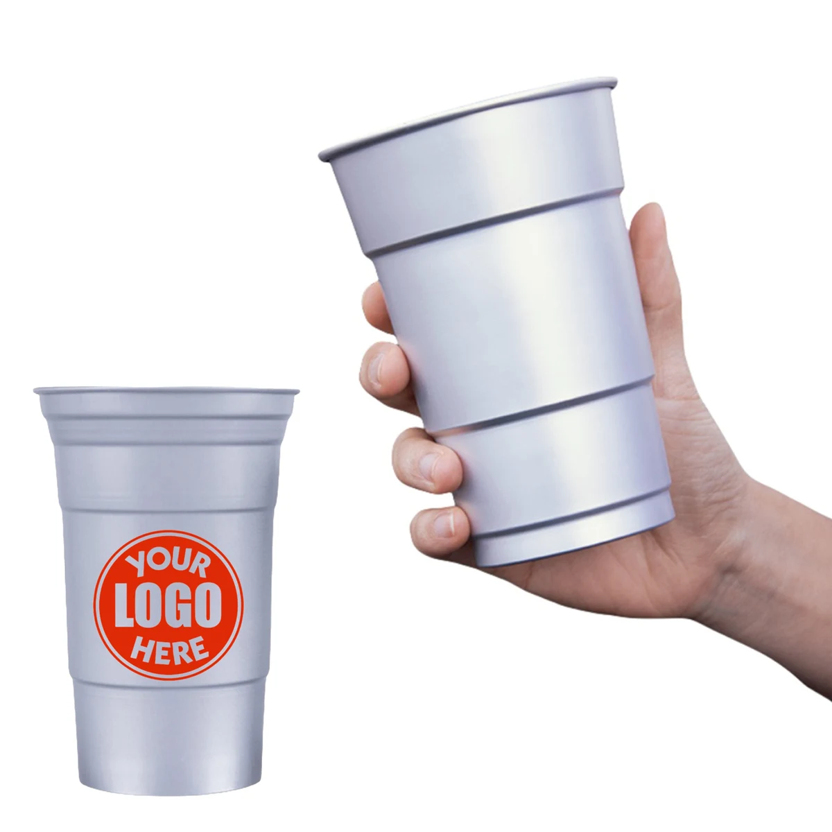 Disposable Aluminums Beers Cups 1