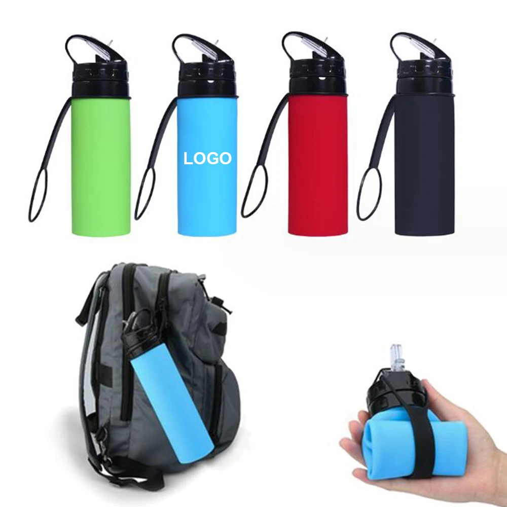 20 Oz Silicone Foldable Sport Bottle 1