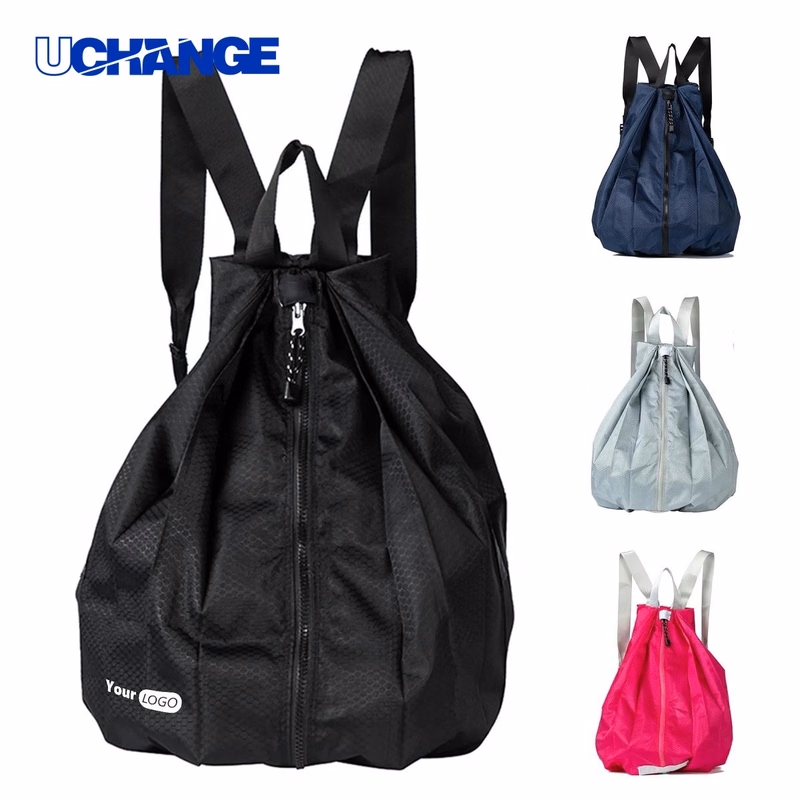 Outdoor Portable Waterproof Double Shoulder Drawstring Backpack Organizer