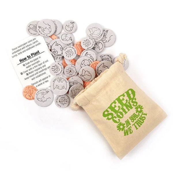 Seed Paper Coin Bags 1
