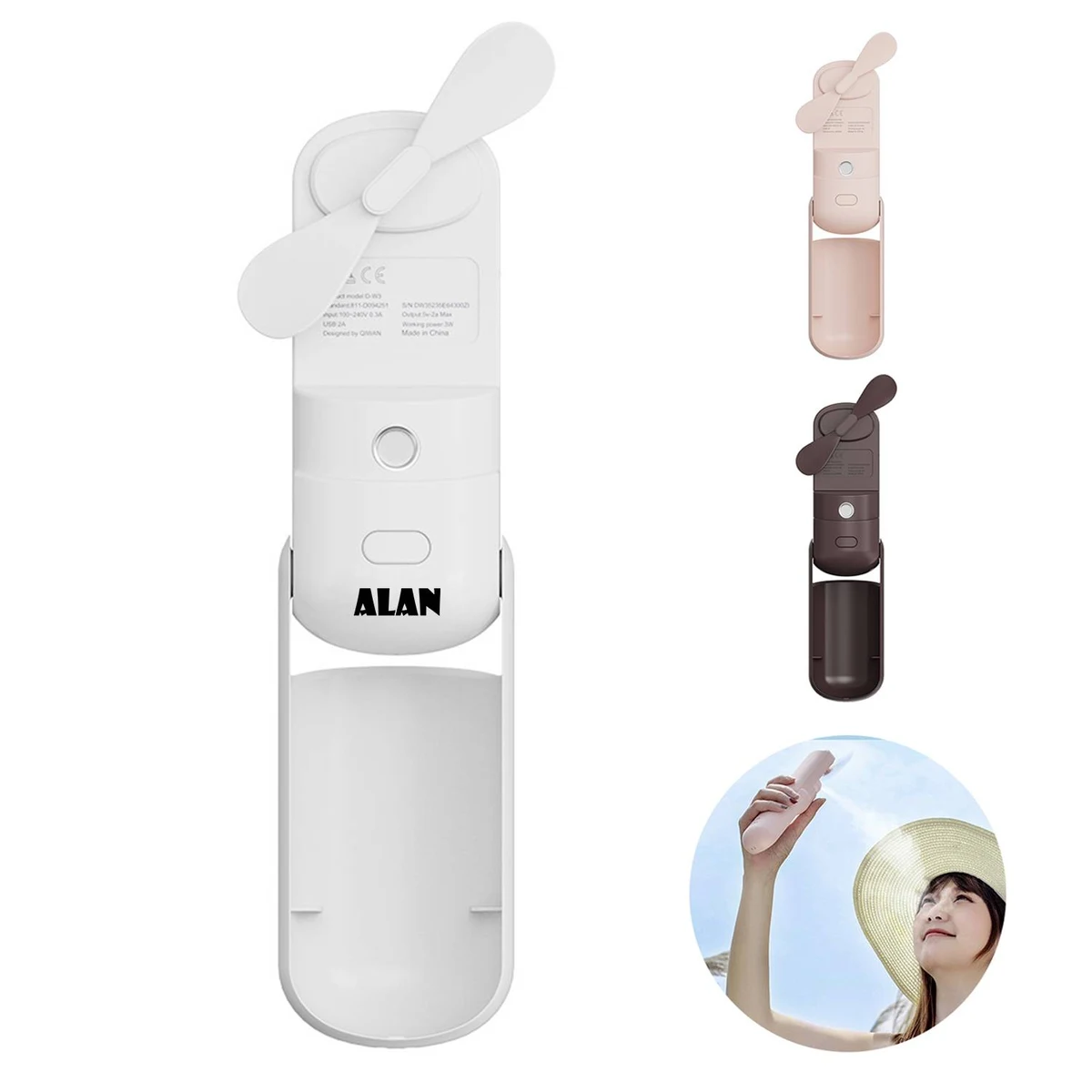 Foldable small spray fan 1