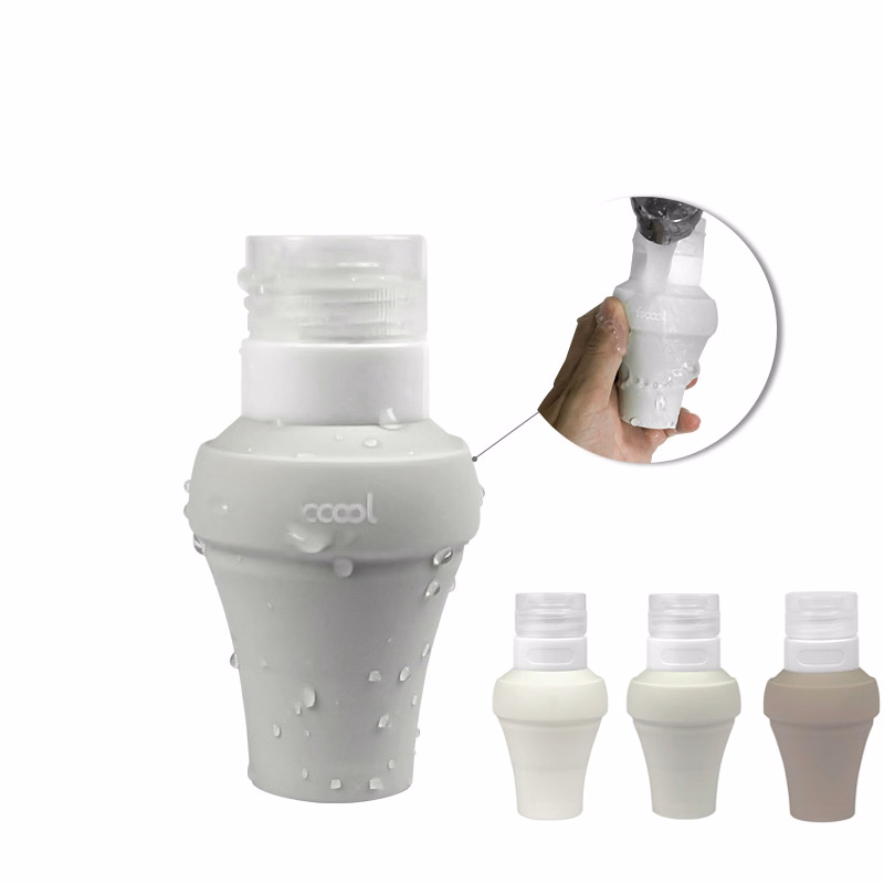3 Oz. Collapsible Silicone Squeeze Travel Bottle