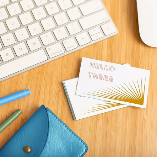LETTERPRESS BUSINESS CARD - 2 X 3.5
