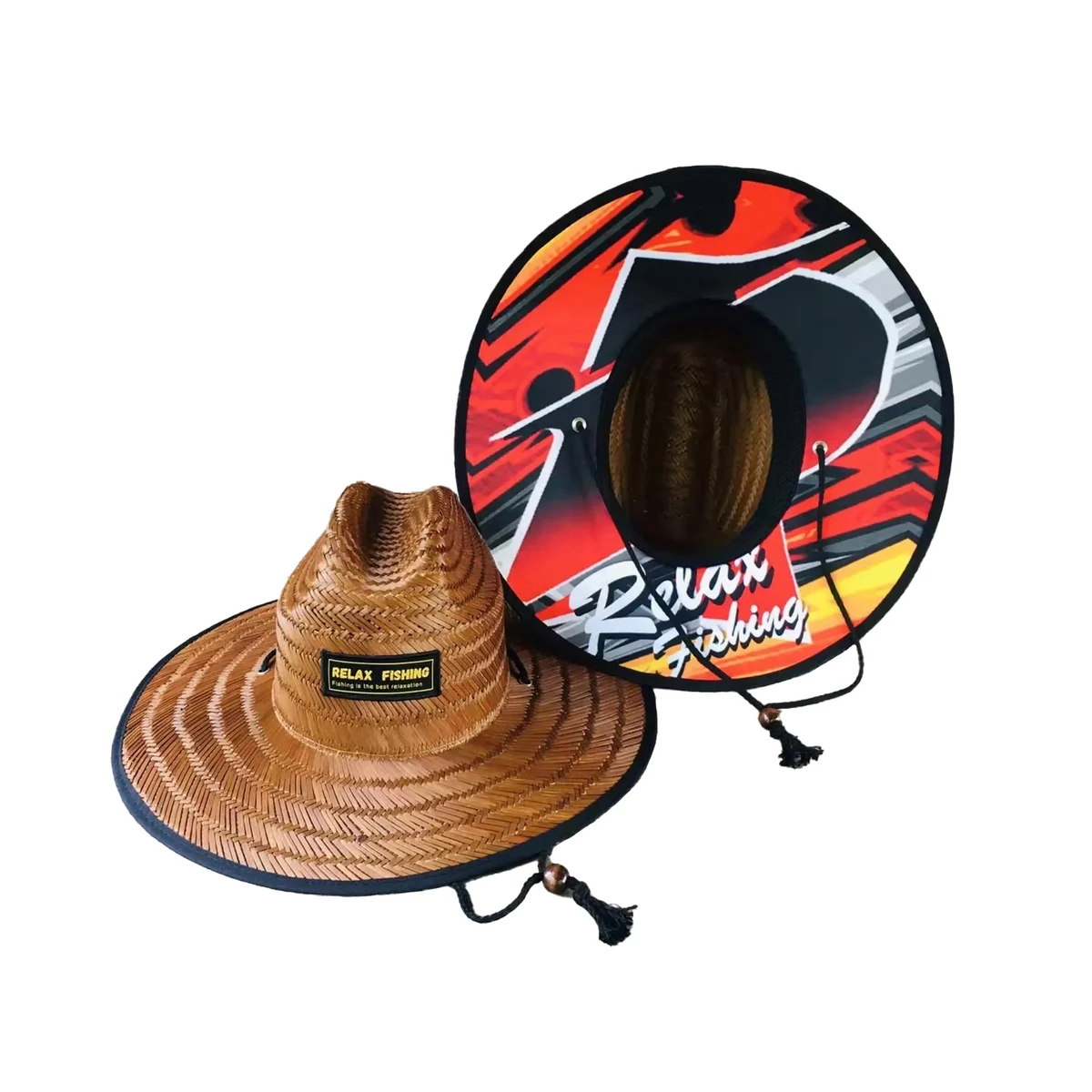 Dyed straw hat + Full Color Underbri 1