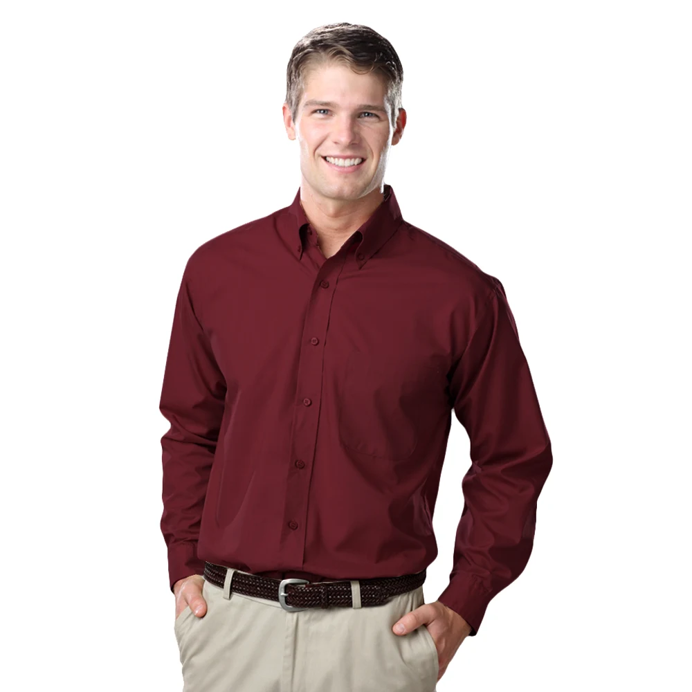 Men's L/S Value Poplin Shirt 1