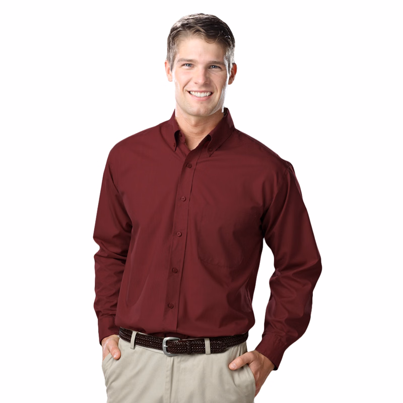 Men's L/S Value Poplin Shirt