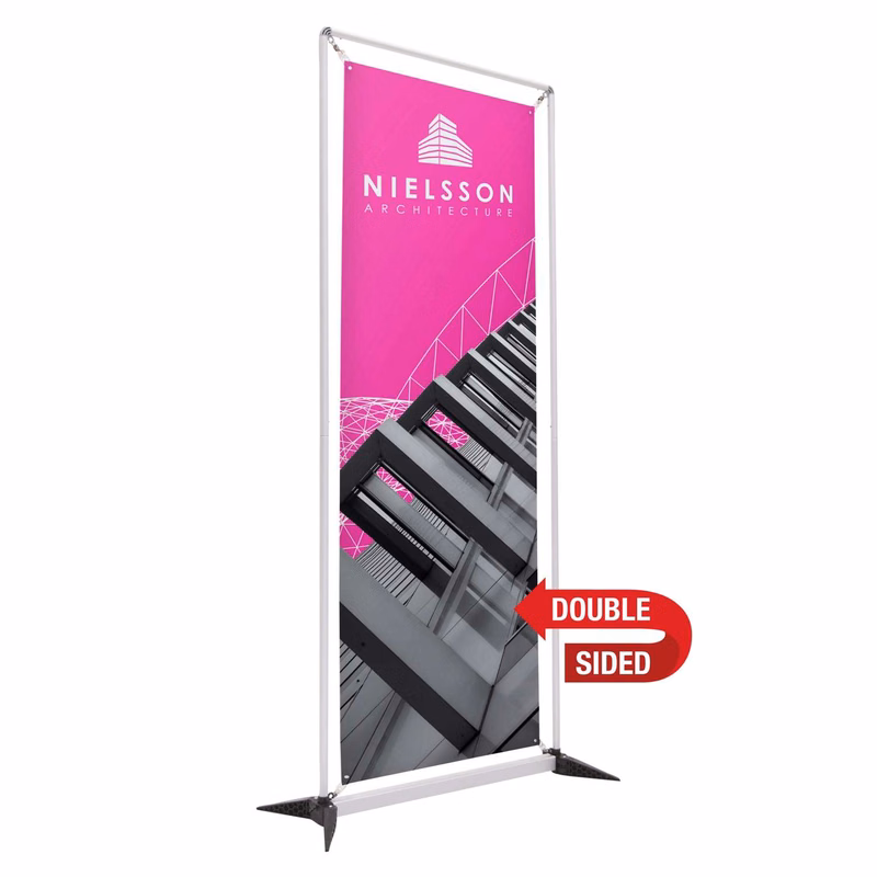 3.5' FrameWorx Banner Display Kit (Double-Sided, 13 oz. Smooth Scrim Vinyl)