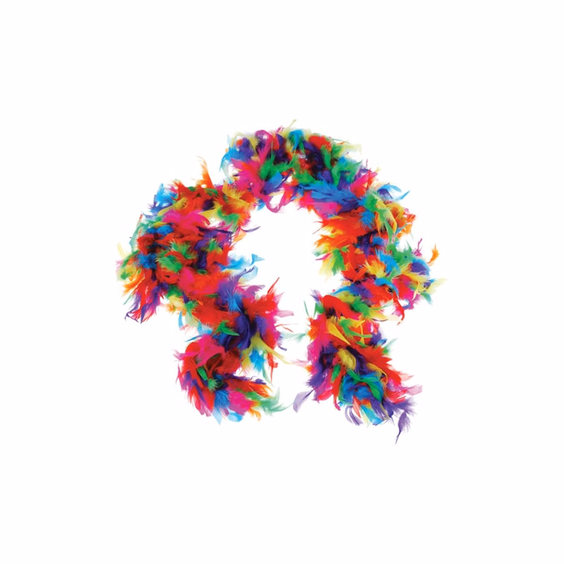 Faux Feather Boas - Multicolor