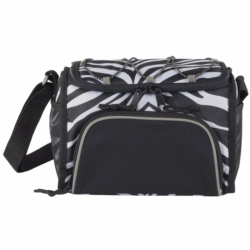 Zebra 6 Pack Poly Cooler