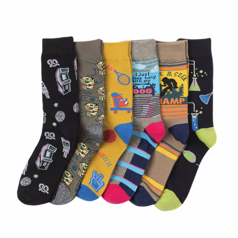 Custom Cotton Jacquard Socks