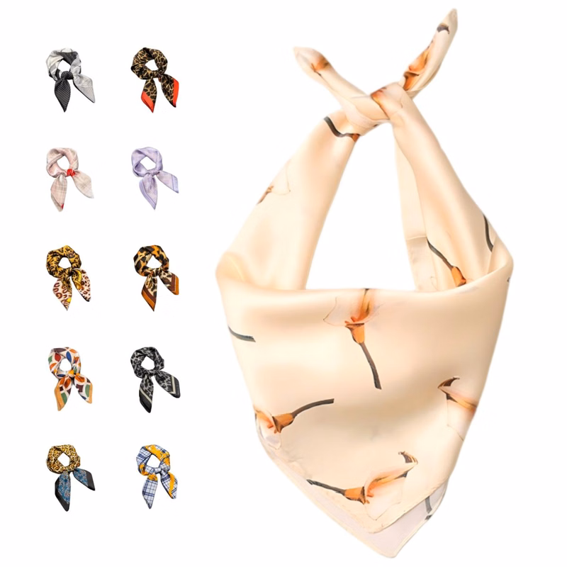 27.6" Square Scarf with Silk-Like Touch