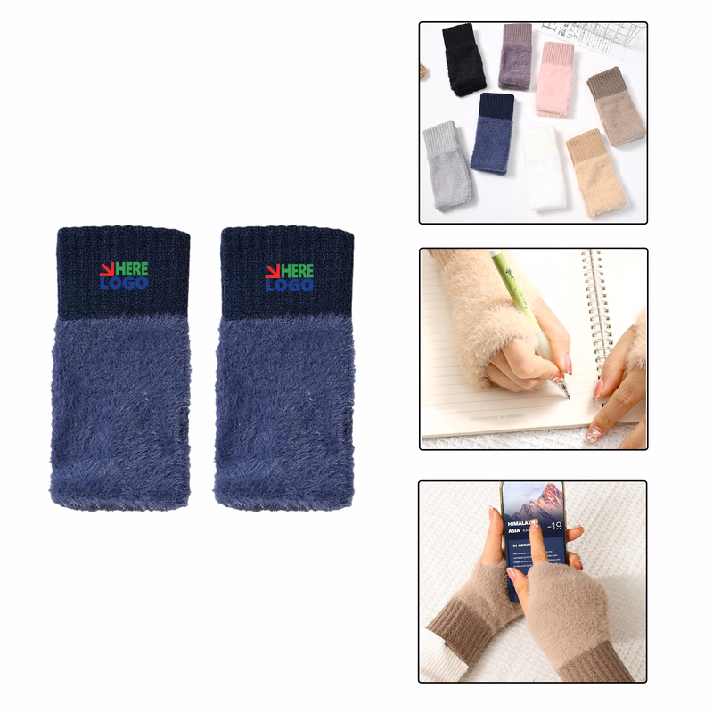 MOQ:10pcs Fingerless Gloves Women