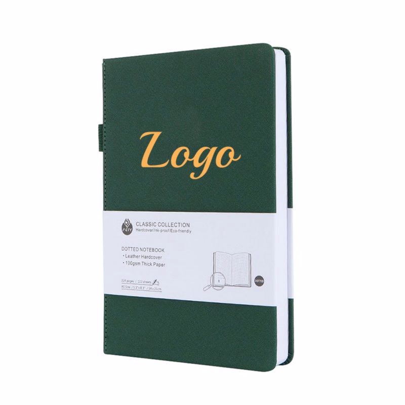 5.9"x8.5" 224 Pages Classic Notebook With Pen Loop