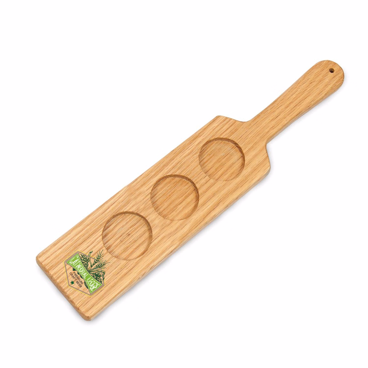Paddle Style Beer Flight - 3-Pocket