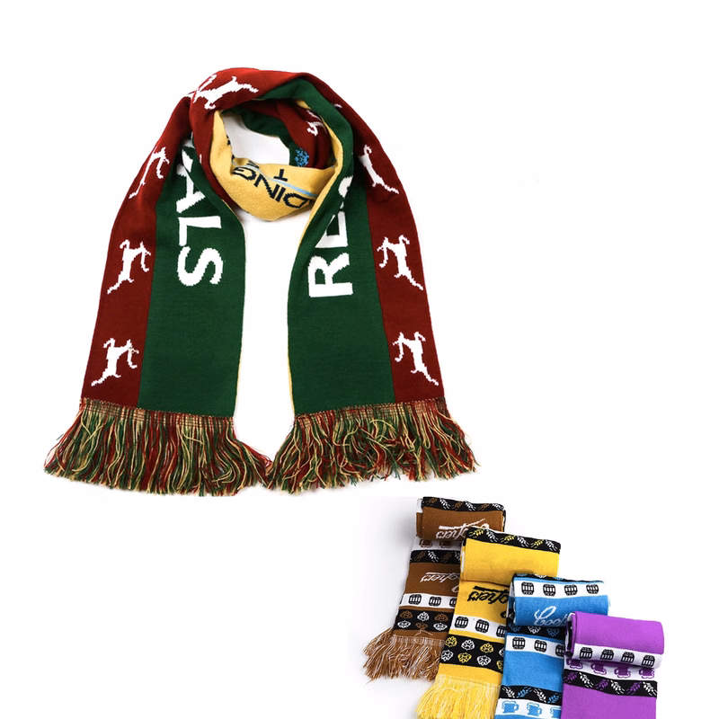 Promo Knit Scarves with Fringe MOQ 50PCS