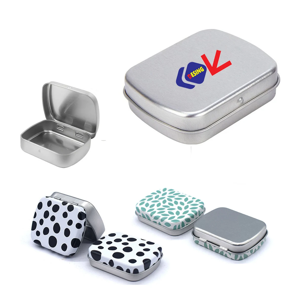 Customizable Tinplate Storage Box 1