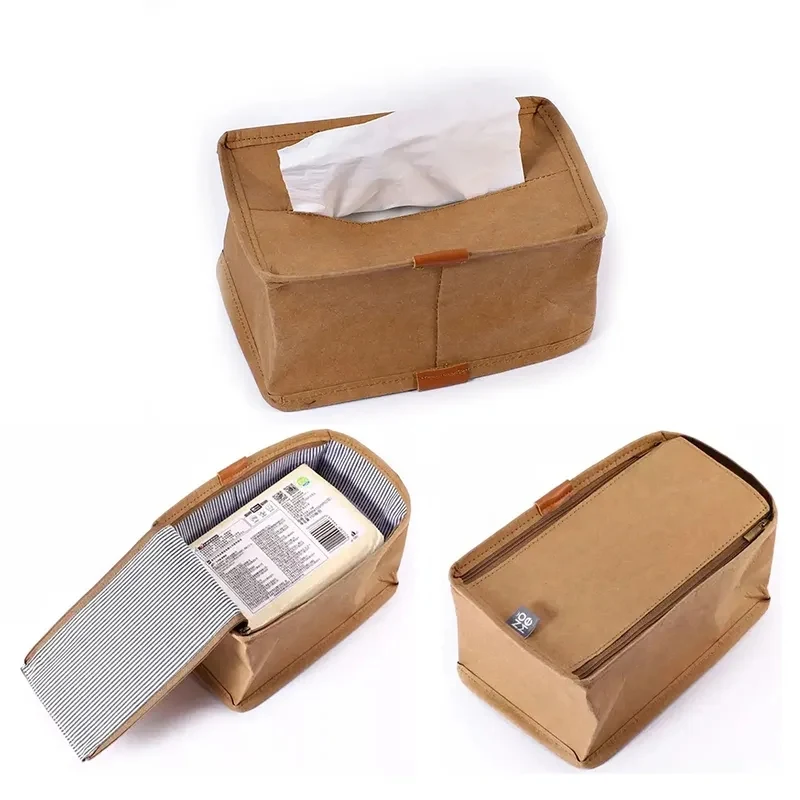 Kraft Paper Tissue Box/Napkin Box 1