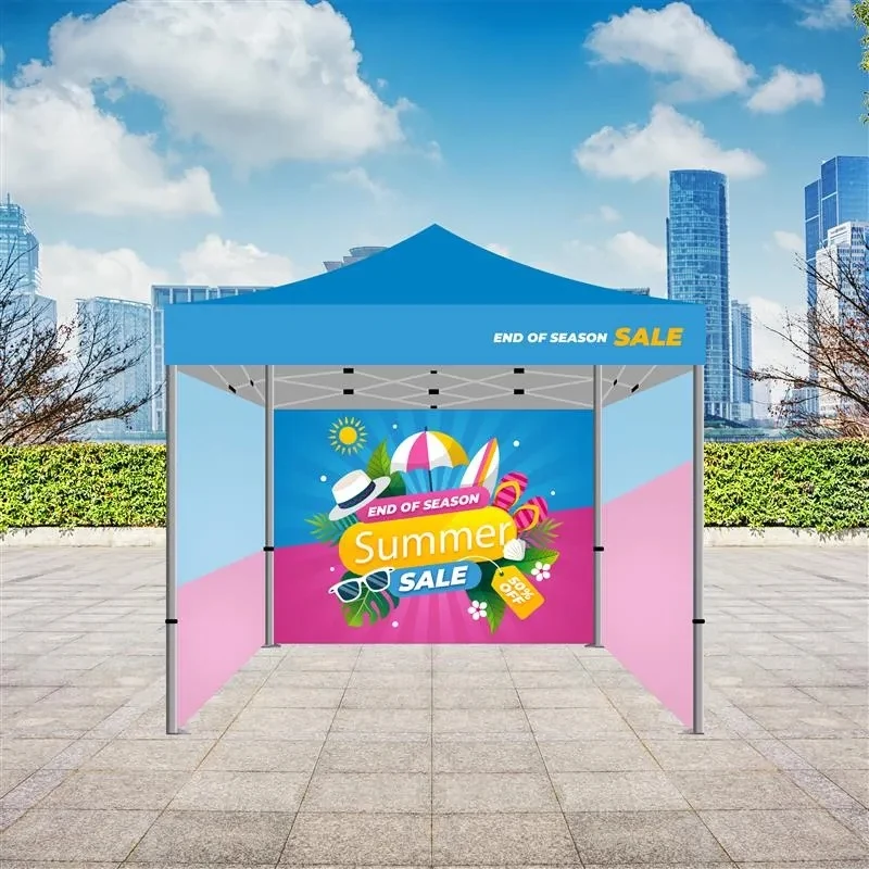 Premium 10x10 Tent w/ Backwall & Full Side Walls 1
