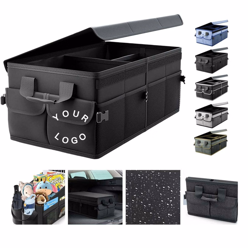 Durable Car Storage Box with Detachable Lid