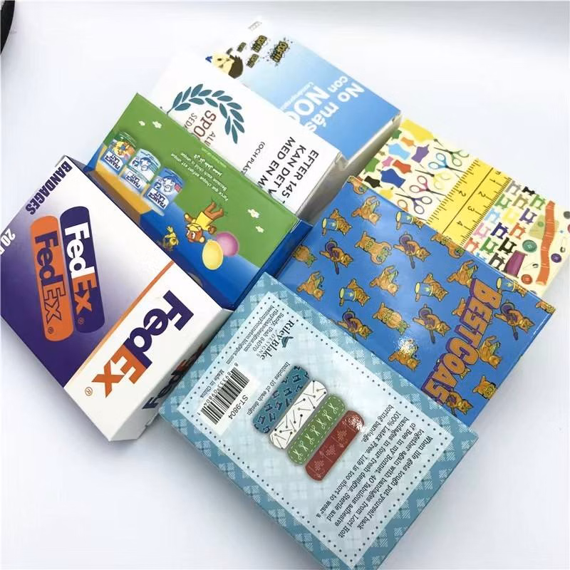 Custom Paper Box for Bandages. Packaging option only