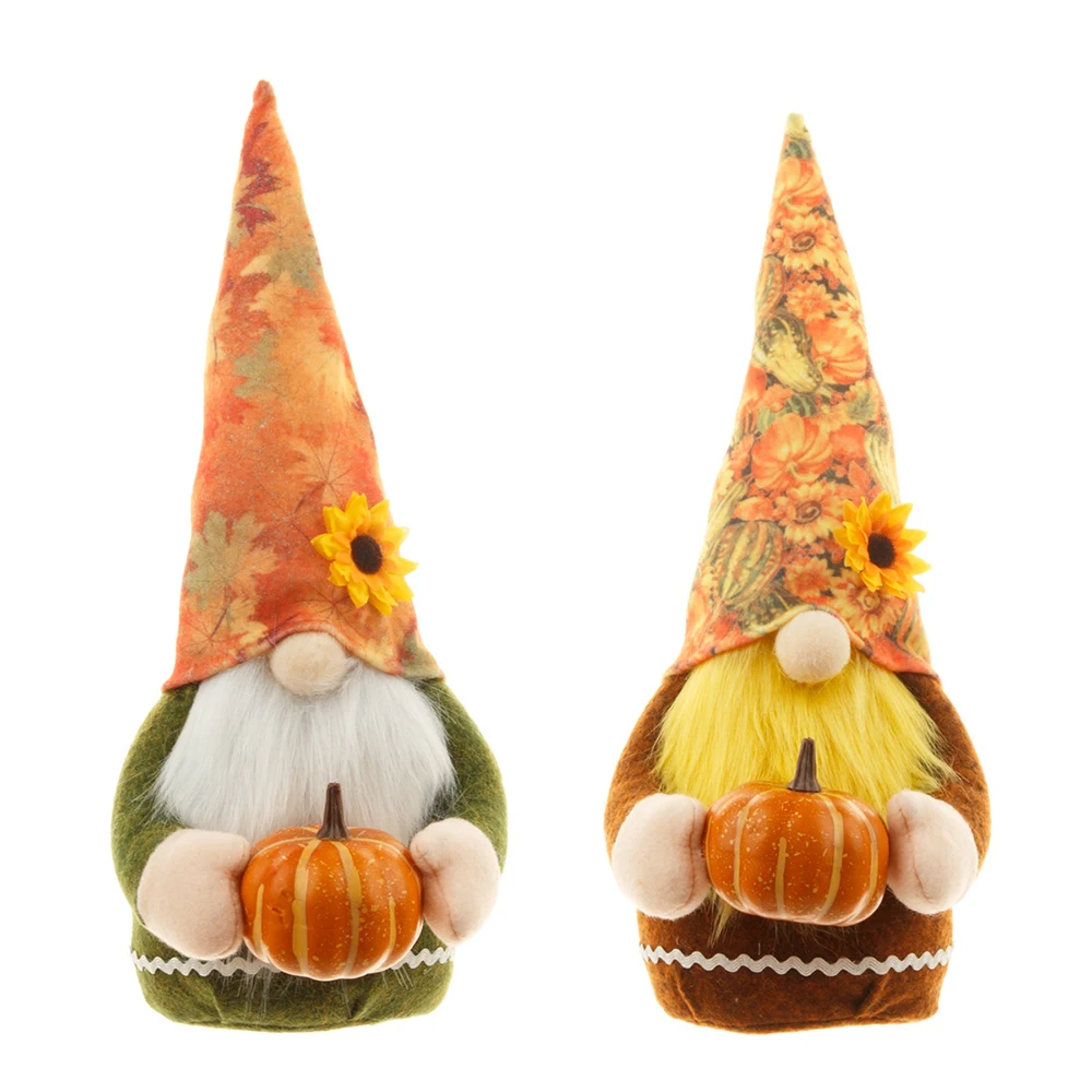 Thanksgiving Day Pumpkin Gnome Doll 1